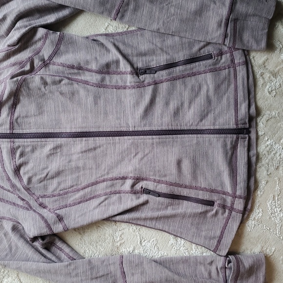 Lululemon NEW LULULEMON DEFINE JACKET HEATHERED WEE FROSTED MULBERRY SIZE 10 - Picture 8 of 14